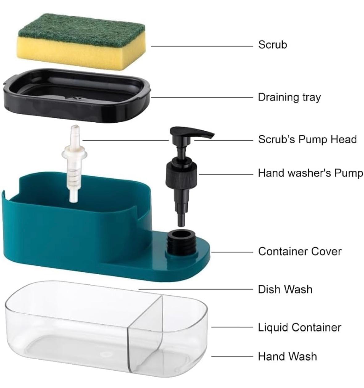 3 in 1 Dish Soap Dispenser | StangCart