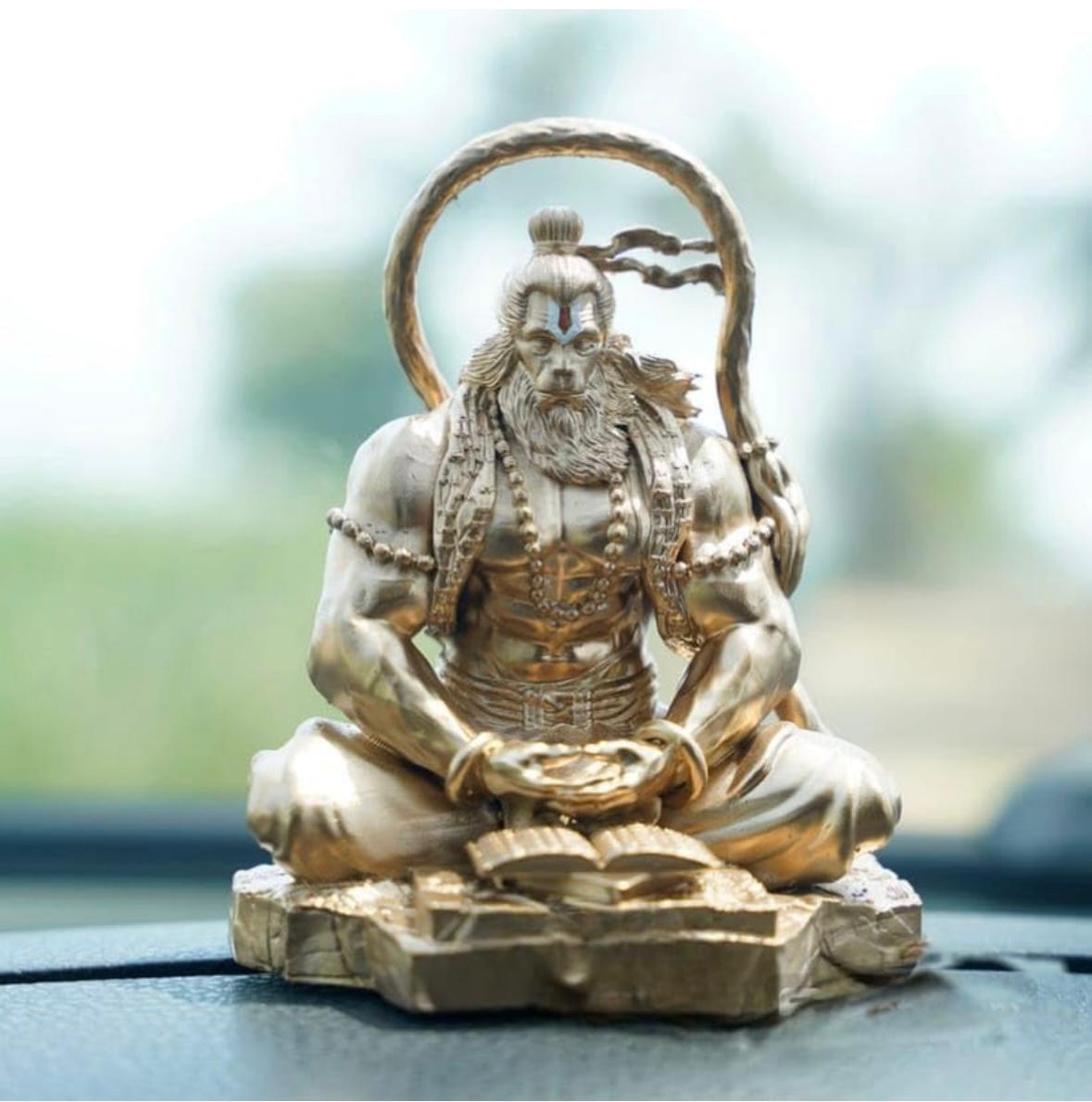 Golden Sitting Hanuman Ji | StangCart