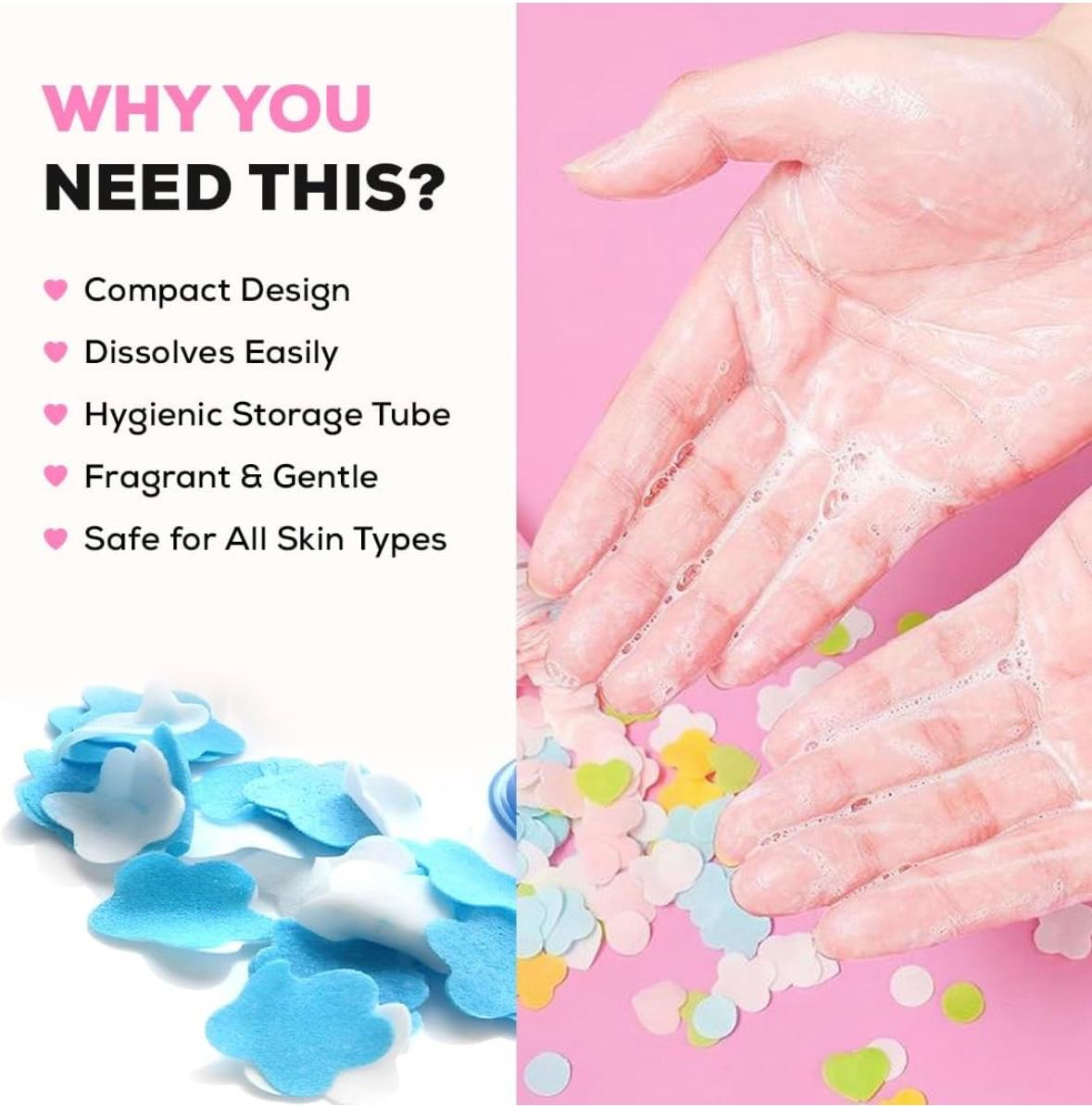 FLOWER DESIGN PAPER SOAP