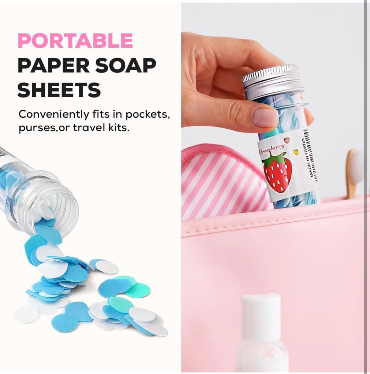 FLOWER DESIGN PAPER SOAP