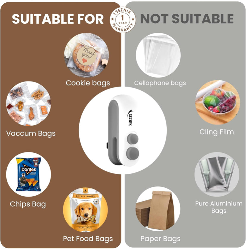 PORTABLE SEALING MACHINE|| WHITE|| STANGCART