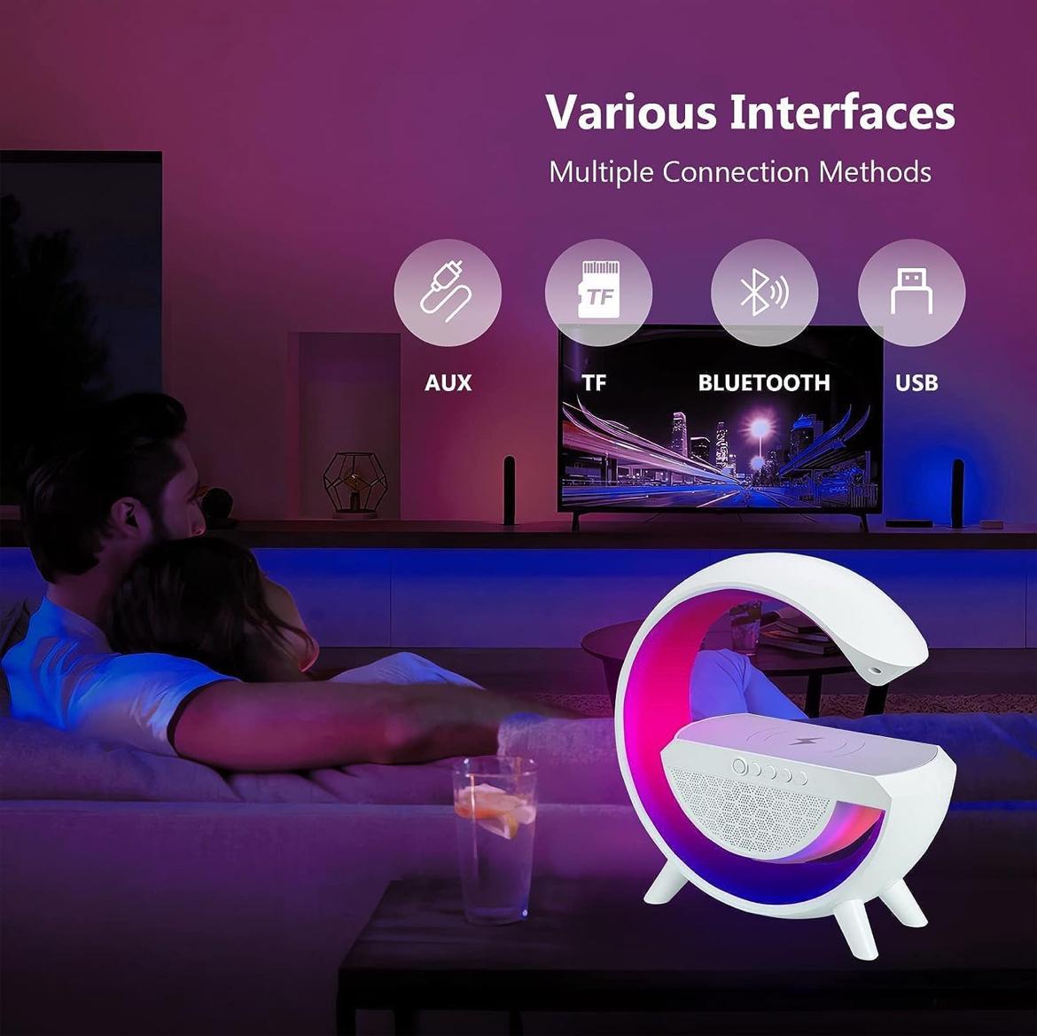G-Shape Google Speaker With Wireless Charging | StangCart