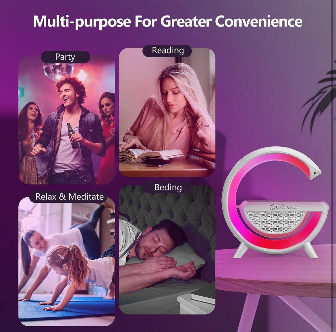 G-Shape Google Speaker With Wireless Charging | StangCart
