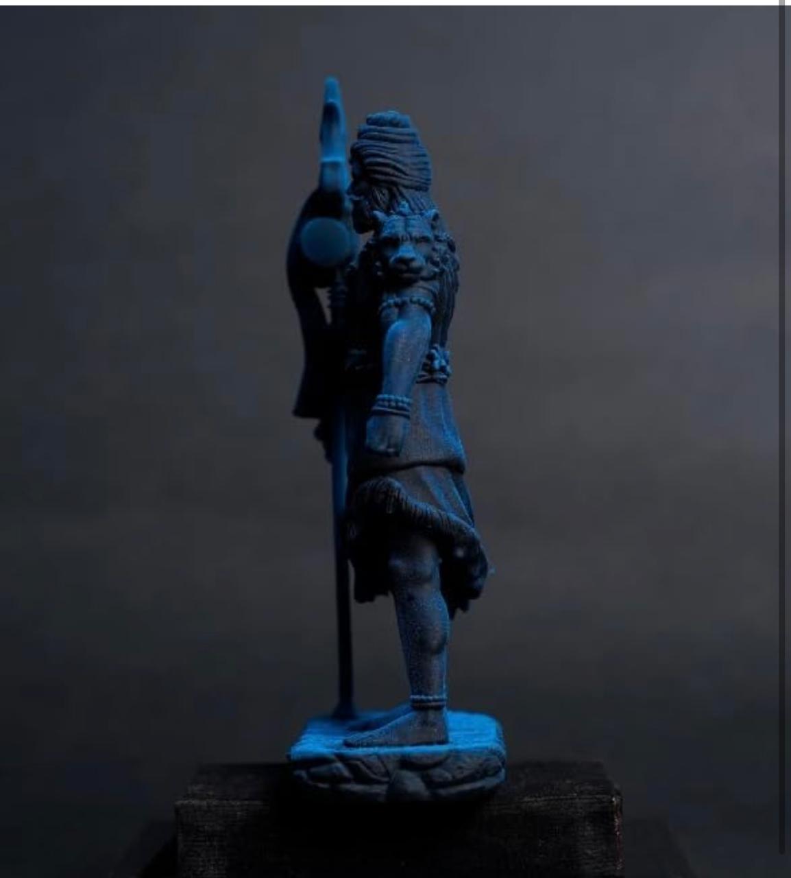 Lord Shiva with Trishul Idol BLACK | StangCart