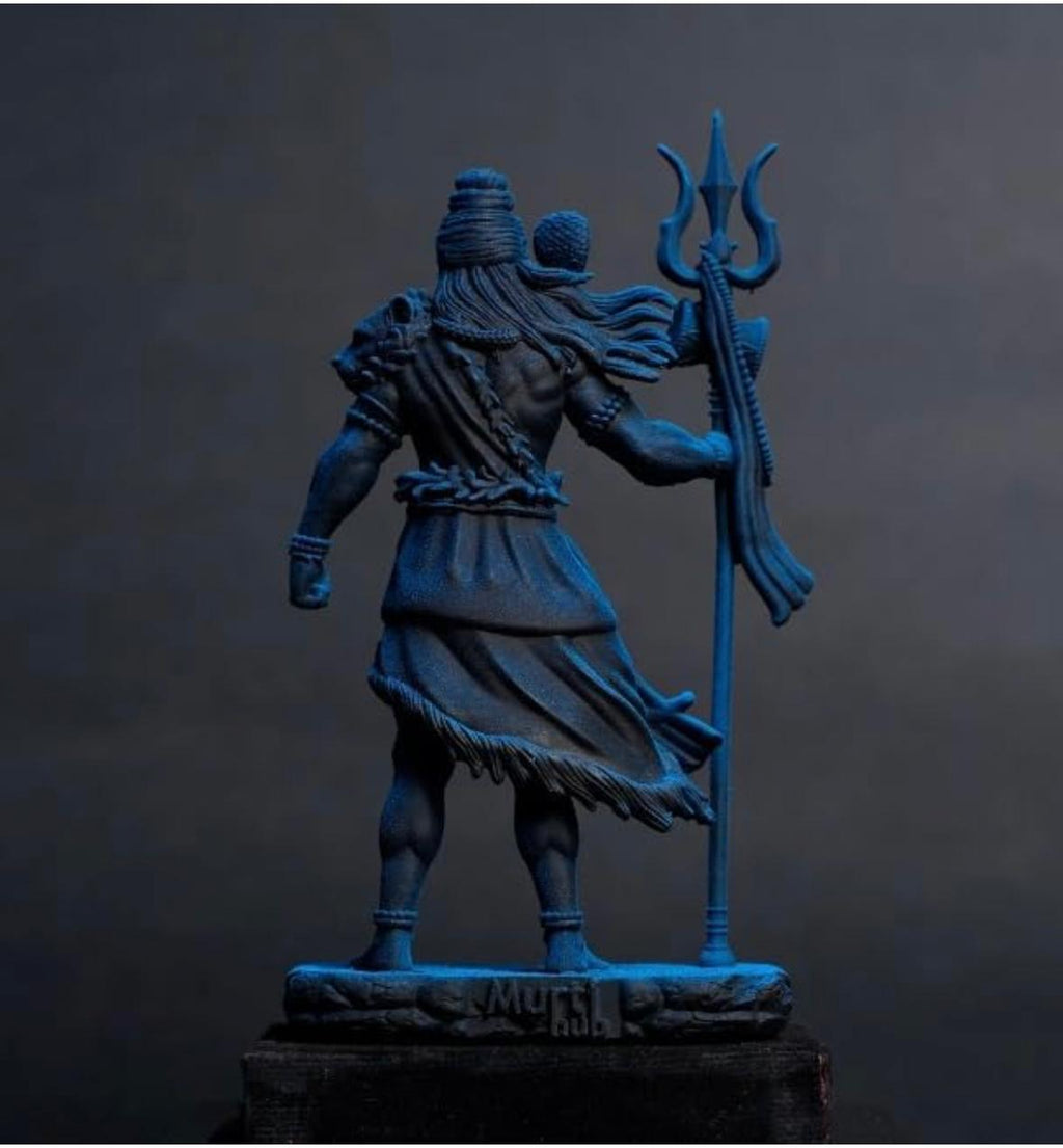 Lord Shiva with Trishul Idol BLACK | StangCart