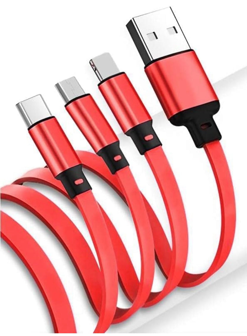3 in 1 Charging Cable For Cars | Assorted Colors | StangCart